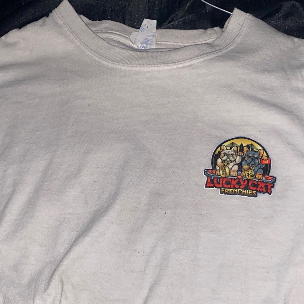 Port and Company White Short Sleeve Tee with Badge Logo